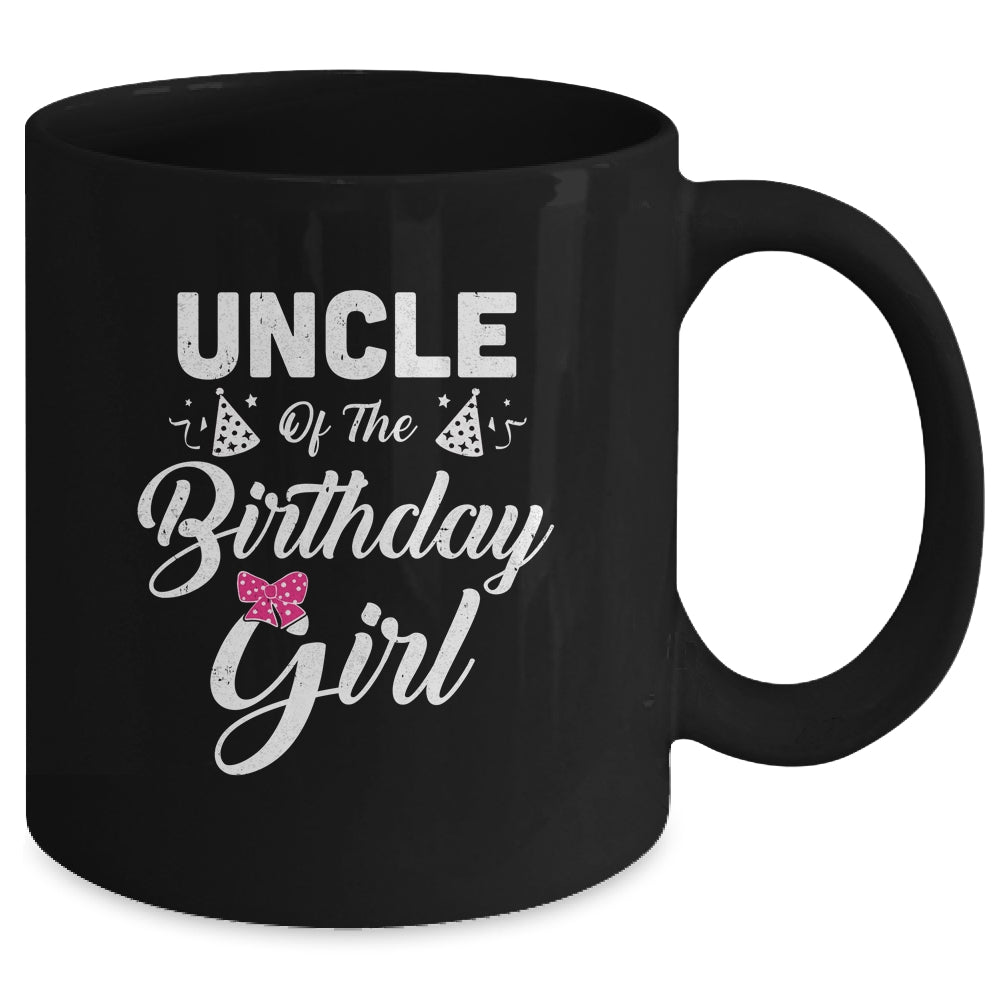 Uncle Of The Birthday Girl Niece Matching Family For Uncle Mug | siriusteestore