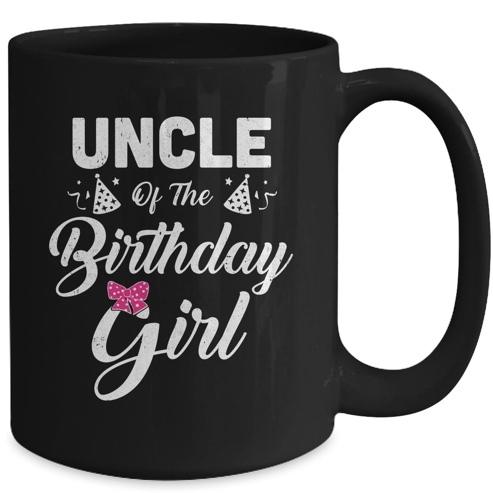 Uncle Of The Birthday Girl Niece Matching Family For Uncle Mug | siriusteestore