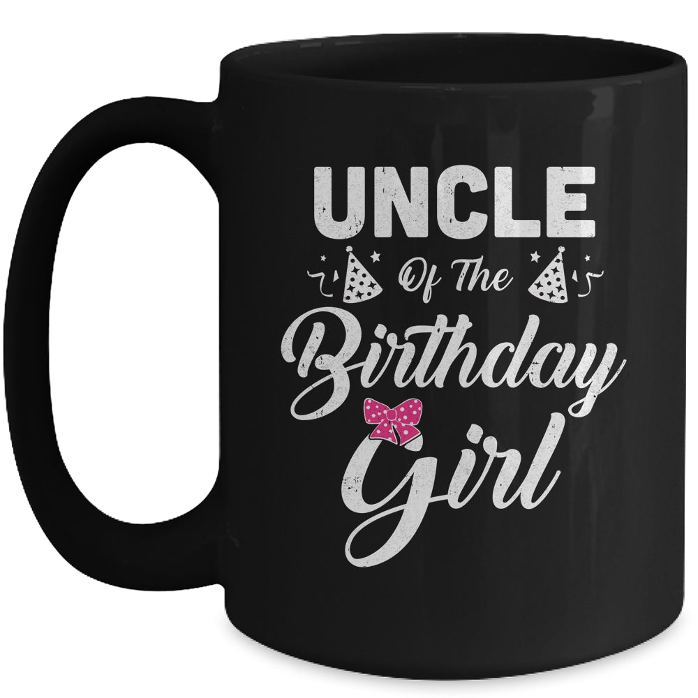 Uncle Of The Birthday Girl Niece Matching Family For Uncle Mug | siriusteestore
