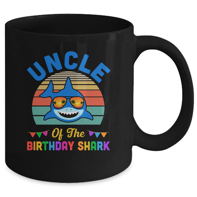 Uncle Of The Shark Birthday Uncle Matching Family Mug | siriusteestore