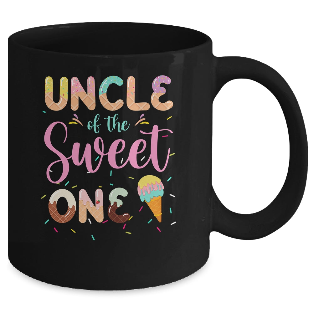Uncle Of The Sweet One Ice Cream 1st First Birthday Family Mug | siriusteestore