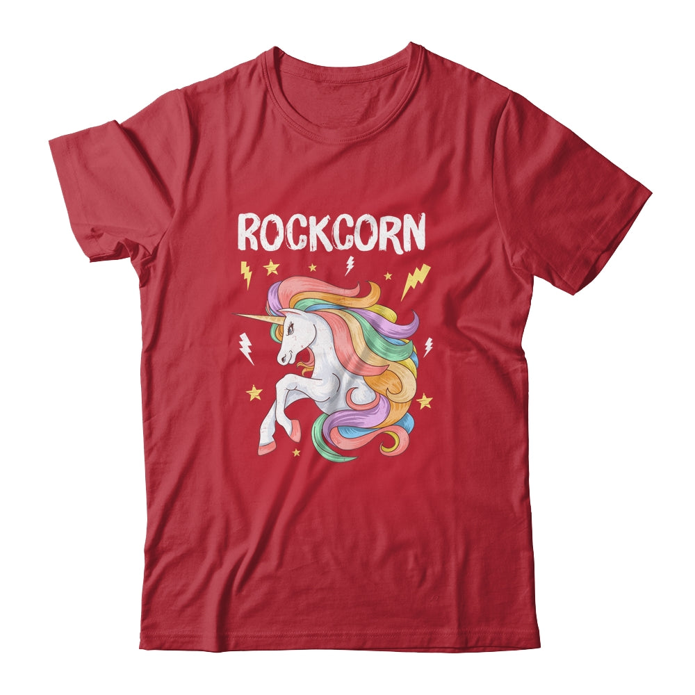 Unicorn And Rock Rockcorn Funny Unicorn Rock Guitar Music Shirt & Hoodie | siriusteestore