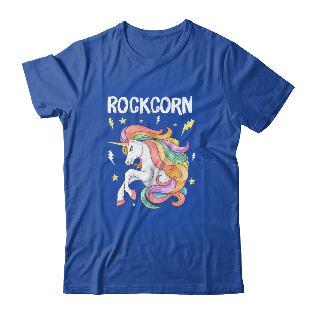 Unicorn And Rock Rockcorn Funny Unicorn Rock Guitar Music Shirt & Hoodie | siriusteestore