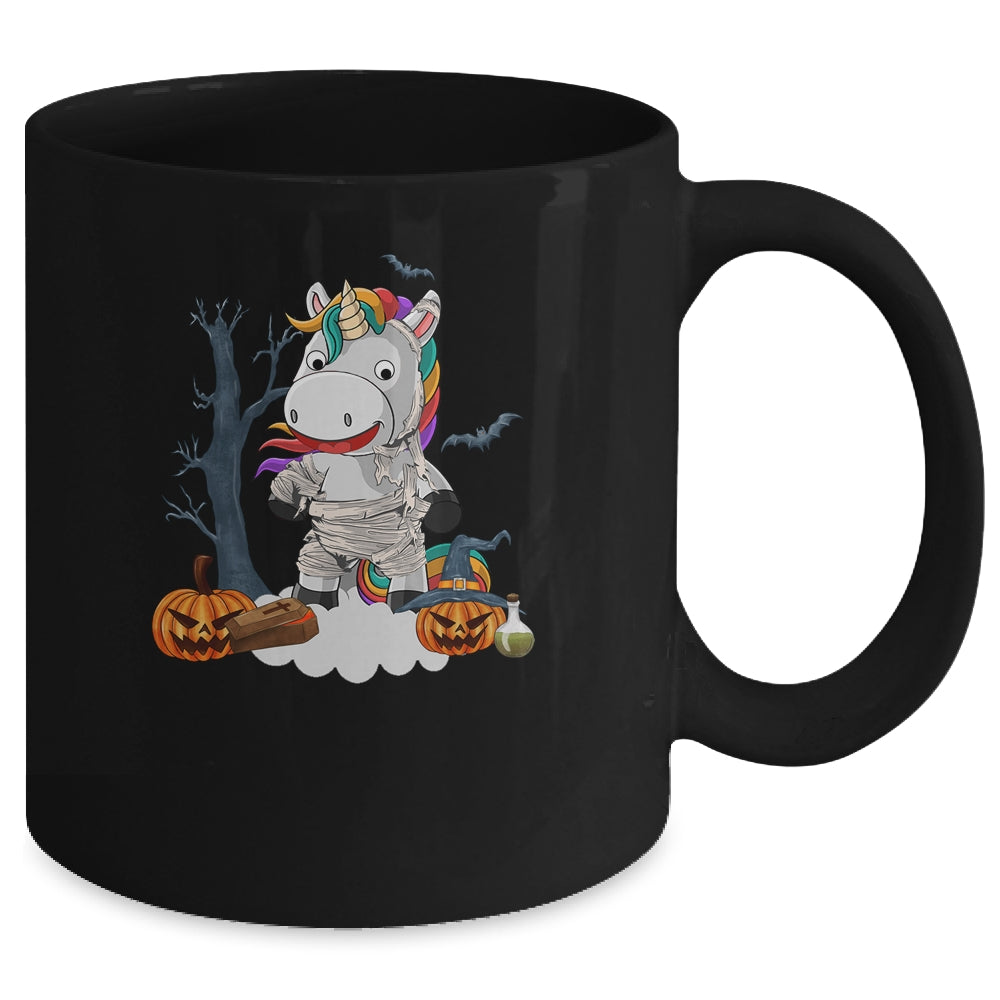 Unicorn Halloween For Girls Unicorn Lover Gift Mummie Mug | siriusteestore