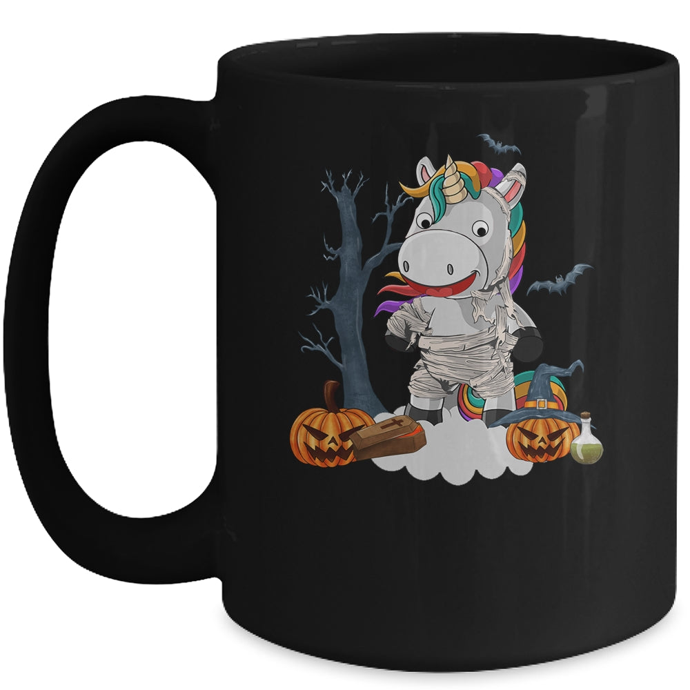 Unicorn Halloween For Girls Unicorn Lover Gift Mummie Mug | siriusteestore
