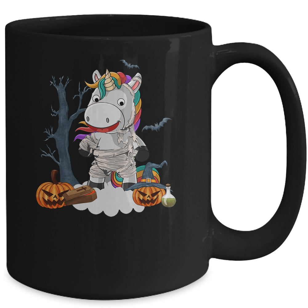 Unicorn Halloween For Girls Unicorn Lover Gift Mummie Mug | siriusteestore