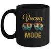 Vacay Mode Sunglasses Vintage Retro Summer Beach Vacation Mug Mug | siriusteestore