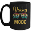 Vacay Mode Sunglasses Vintage Retro Summer Beach Vacation Mug Mug | siriusteestore