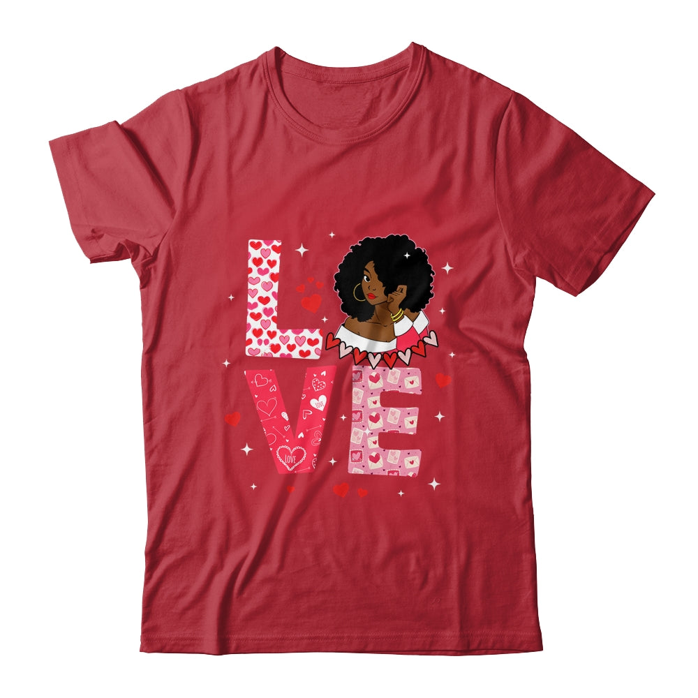 Valentine Days Black African American Costume Melanin Wome Shirt & Tank Top | siriusteestore