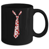 Valentine Tie For Men Heart Tie Heart Tie For Me Mug | siriusteestore