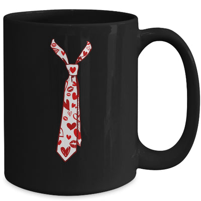 Valentine Tie For Men Heart Tie Heart Tie For Me Mug | siriusteestore