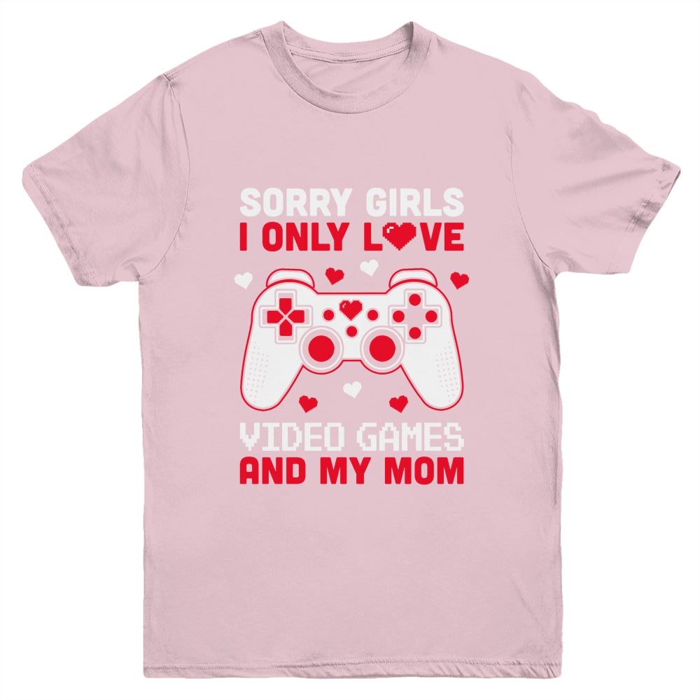 Valentines Day Boys Kids Girls Son Video Games Funny Gamer Youth Shirt | siriusteestore