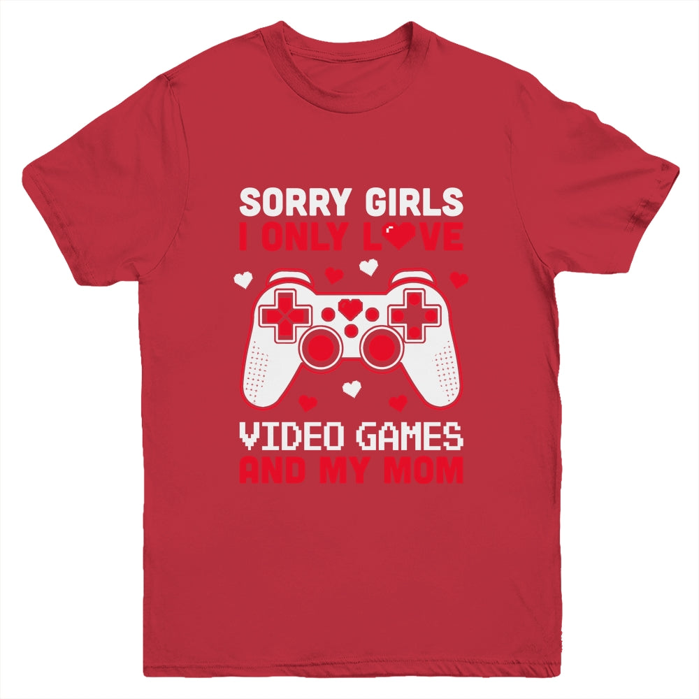Valentines Day Boys Kids Girls Son Video Games Funny Gamer Youth Shirt | siriusteestore