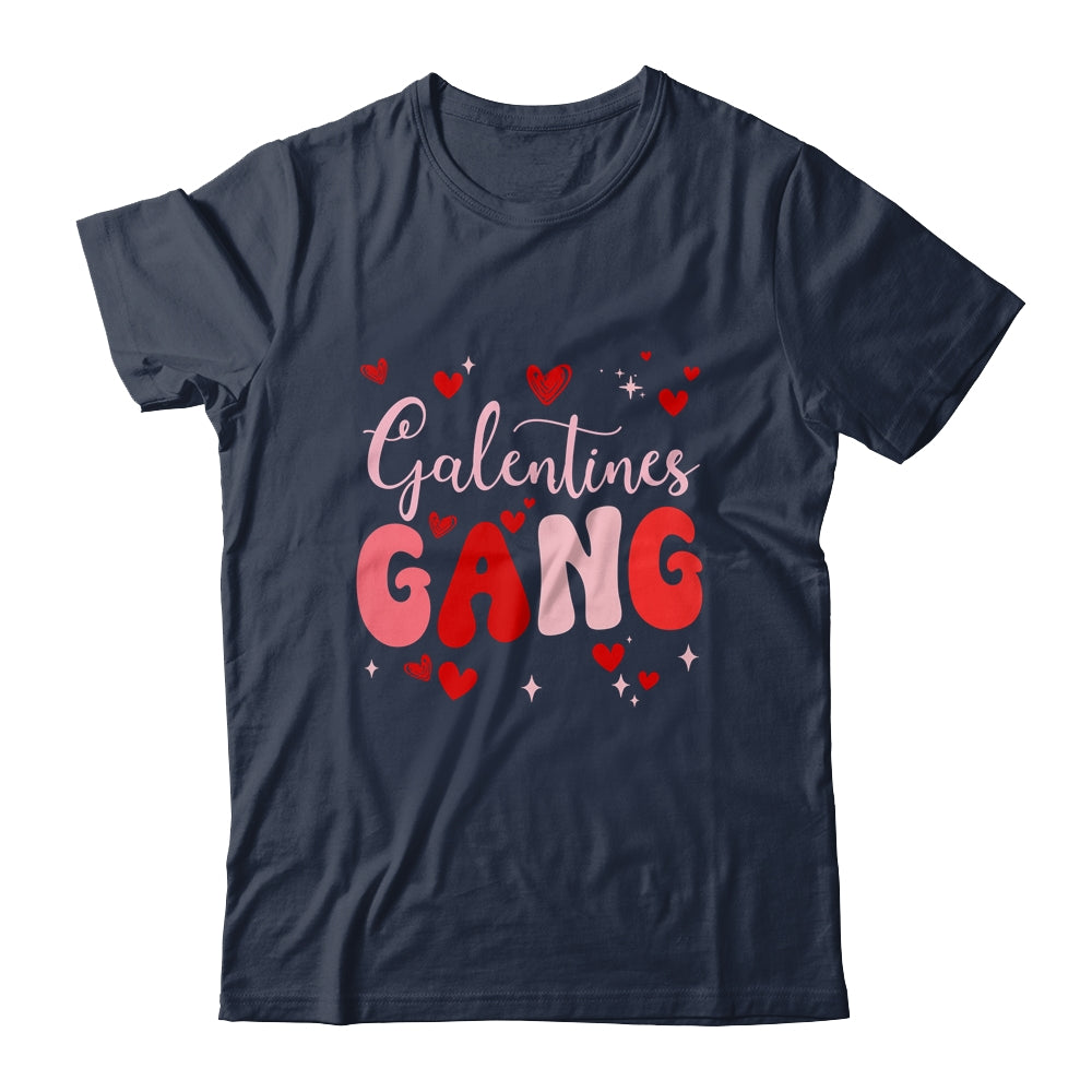 Valentines Day Galentines Gang Funny For Single Women Groovy Shirt & Tank Top | siriusteestore