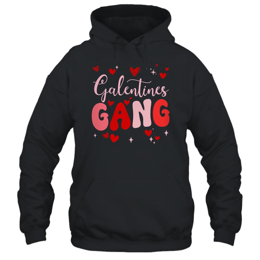 Valentines Day Galentines Gang Funny For Single Women Groovy Shirt & Tank Top | siriusteestore