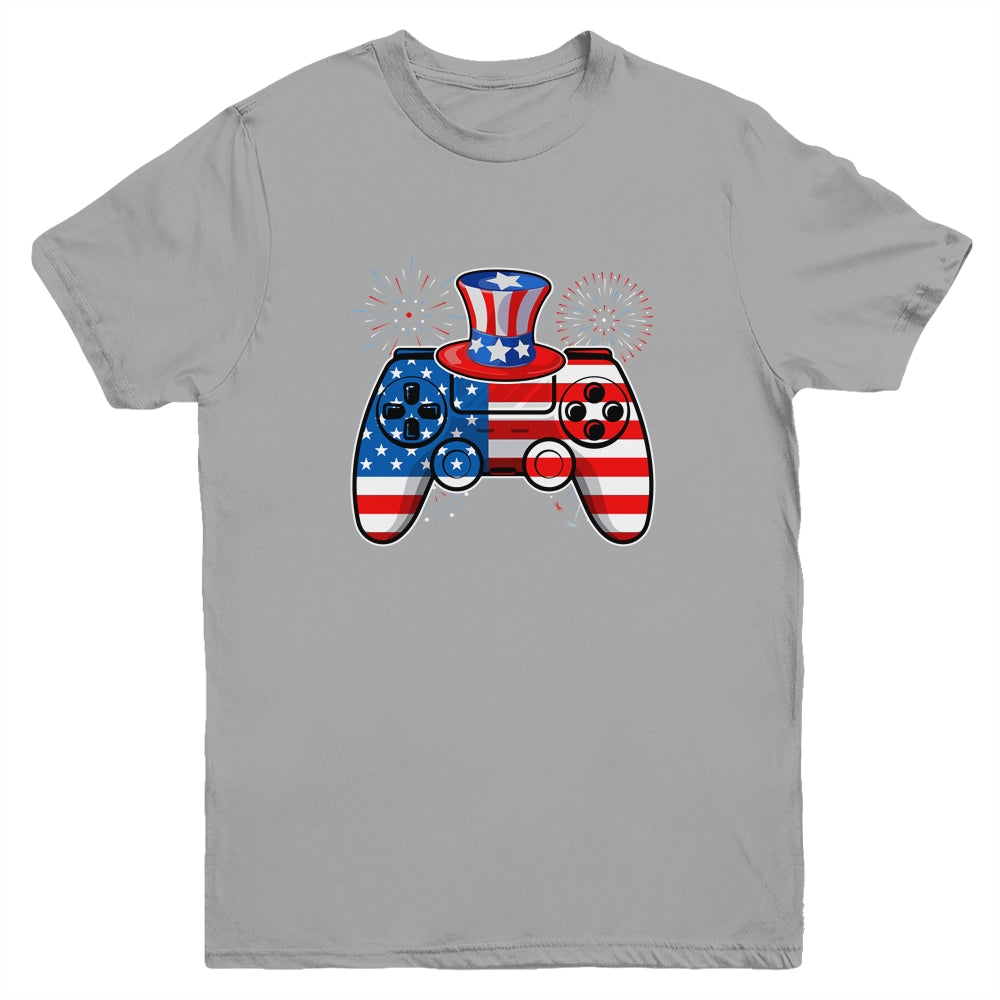 Video Game 4th Of July Gaming Funny Boys Kids Teens Gamer Youth Shirt | siriusteestore
