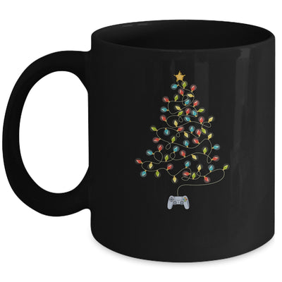Video Game Christmas Tree Lights Xmas Gaming Mug | siriusteestore
