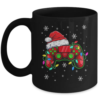 Video Game Controller Christmas Santa Hat Boys Gamer Mug | siriusteestore