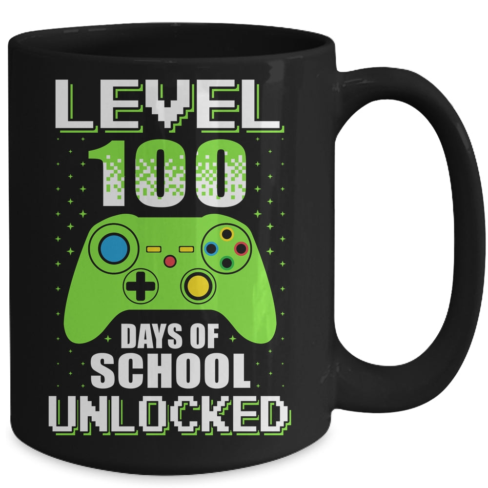 Video Gamer Student 100th Days Of School Kids Boys Teens Mug | siriusteestore