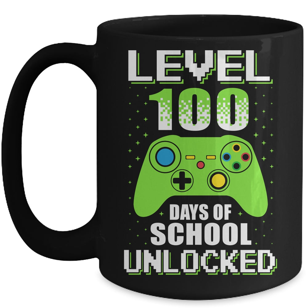 Video Gamer Student 100th Days Of School Kids Boys Teens Mug | siriusteestore