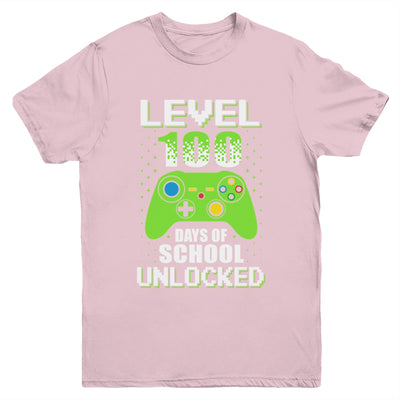 Video Gamer Student 100th Days Of School Kids Boys Teens Youth Shirt | siriusteestore