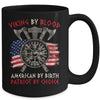 Viking By Blood American By Birth Patriot By Choice Mug | siriusteestore