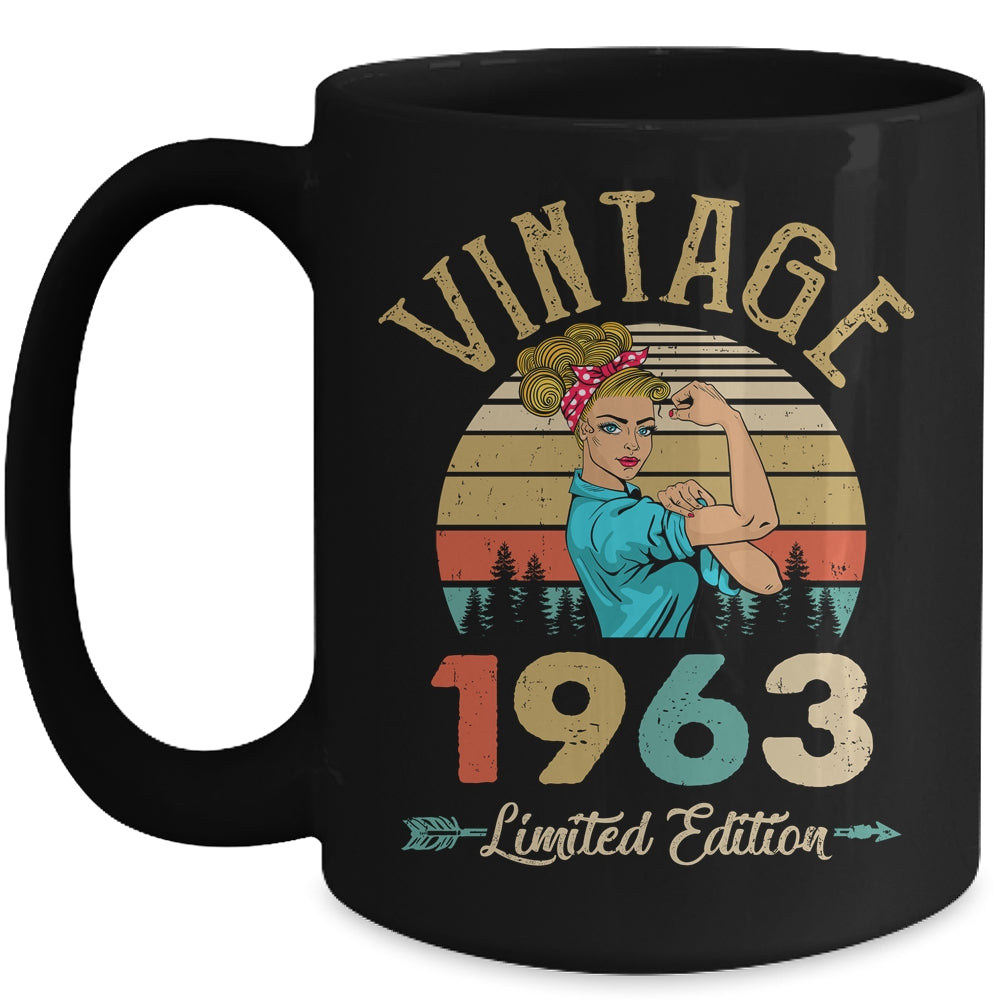 Vintage 1963 59th Birthday Women 59 Years Old Mug | siriusteestore