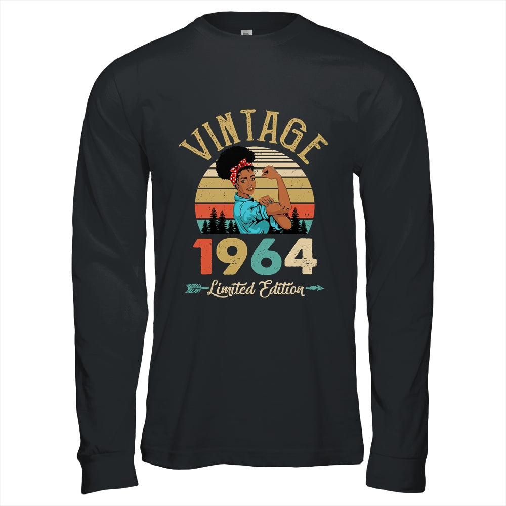 Vintage 1964 58th Birthday Afro Black Woman 58 Years Old Shirt & Hoodie | siriusteestore