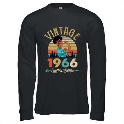 Vintage 1966 56th Birthday Afro Black Woman 56 Years Old Shirt & Hoodie | siriusteestore