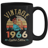 Vintage 1966 56th Birthday Afro Black Woman 56 Years Old Mug | siriusteestore