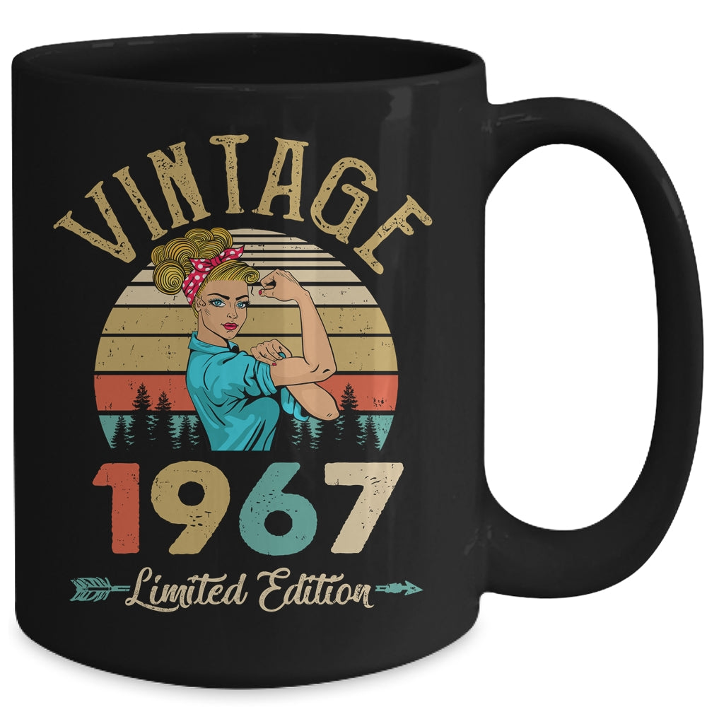 Vintage 1967 55th Birthday Women 55 Years Old Mug | siriusteestore