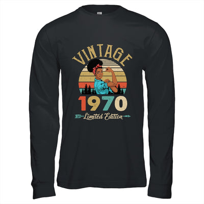 Vintage 1970 52th Birthday Afro Black Woman 52 Years Old Shirt & Hoodie | siriusteestore