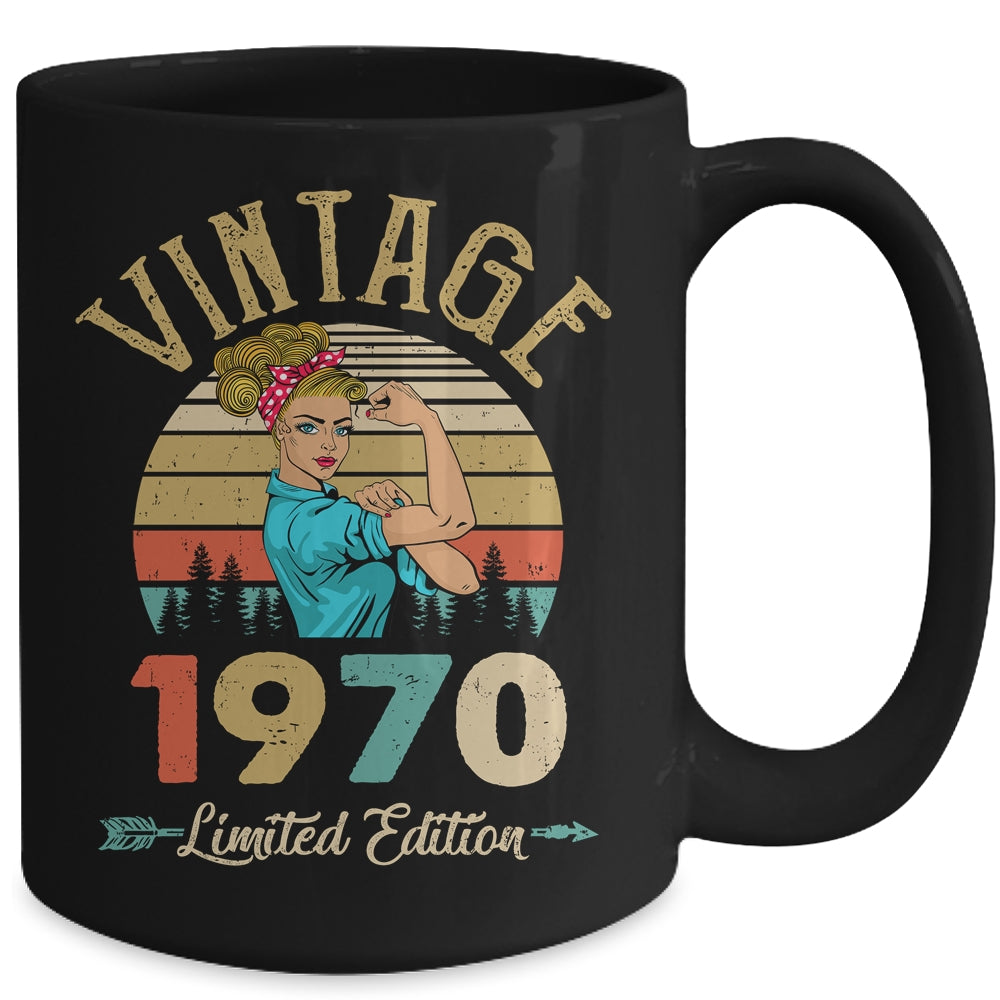Vintage 1970 52th Birthday Women 52 Years Old Mug | siriusteestore