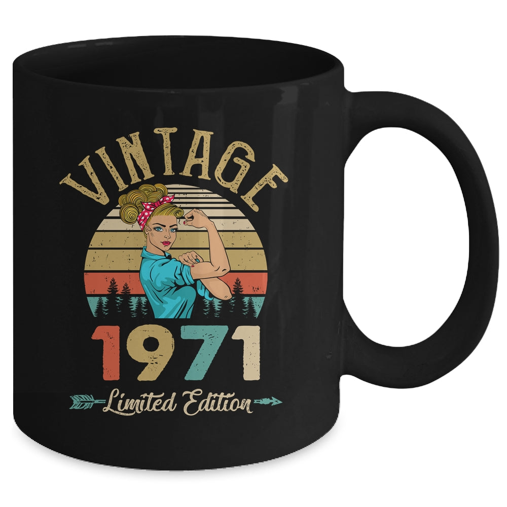 Vintage 1971 51th Birthday Women 51 Years Old Mug | siriusteestore