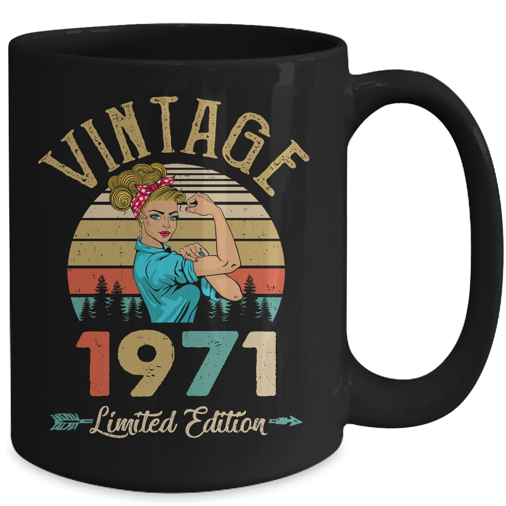 Vintage 1971 51th Birthday Women 51 Years Old Mug | siriusteestore
