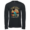 Vintage 1972 50th Birthday Afro Black Woman 50 Years Old Shirt & Hoodie | siriusteestore