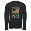 Vintage 1977 45th Birthday Afro Black Woman 45 Years Old Shirt & Hoodie | siriusteestore