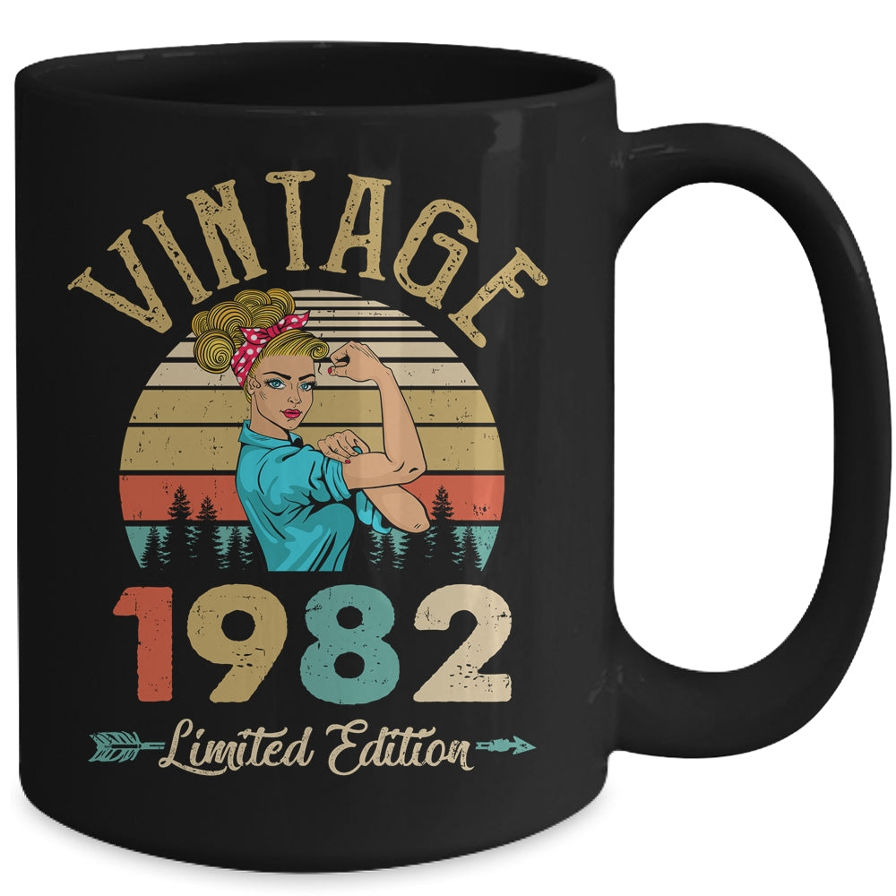 Vintage 1982 40th Birthday Women 40 Years Old Mug | siriusteestore