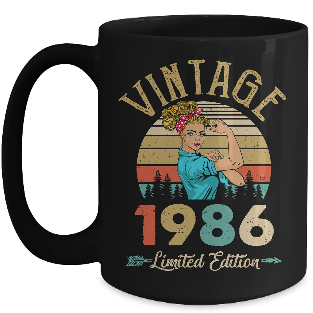 Vintage 1986 36th Birthday Women 36 Years Old Mug | siriusteestore