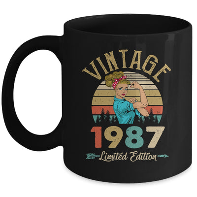 Vintage 1987 35th Birthday Women 35 Years Old Mug | siriusteestore
