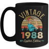 Vintage 1988 34th Birthday Women 34 Years Old Mug | siriusteestore