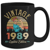 Vintage 1989 33th Birthday Women 33 Years Old Mug | siriusteestore