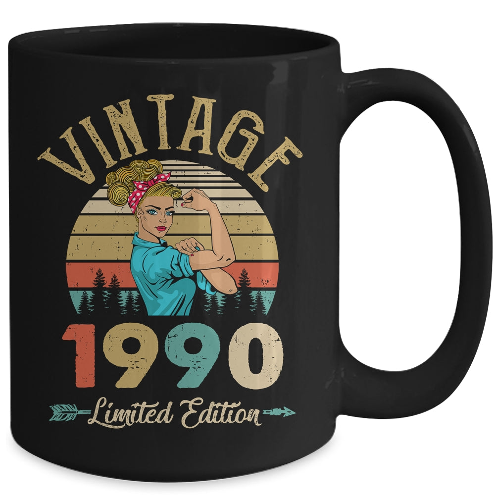 Vintage 1990 32th Birthday Women 32 Years Old Mug | siriusteestore
