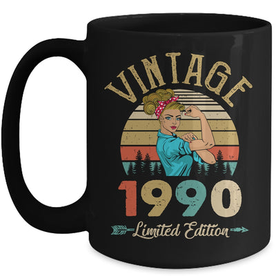 Vintage 1990 32th Birthday Women 32 Years Old Mug | siriusteestore