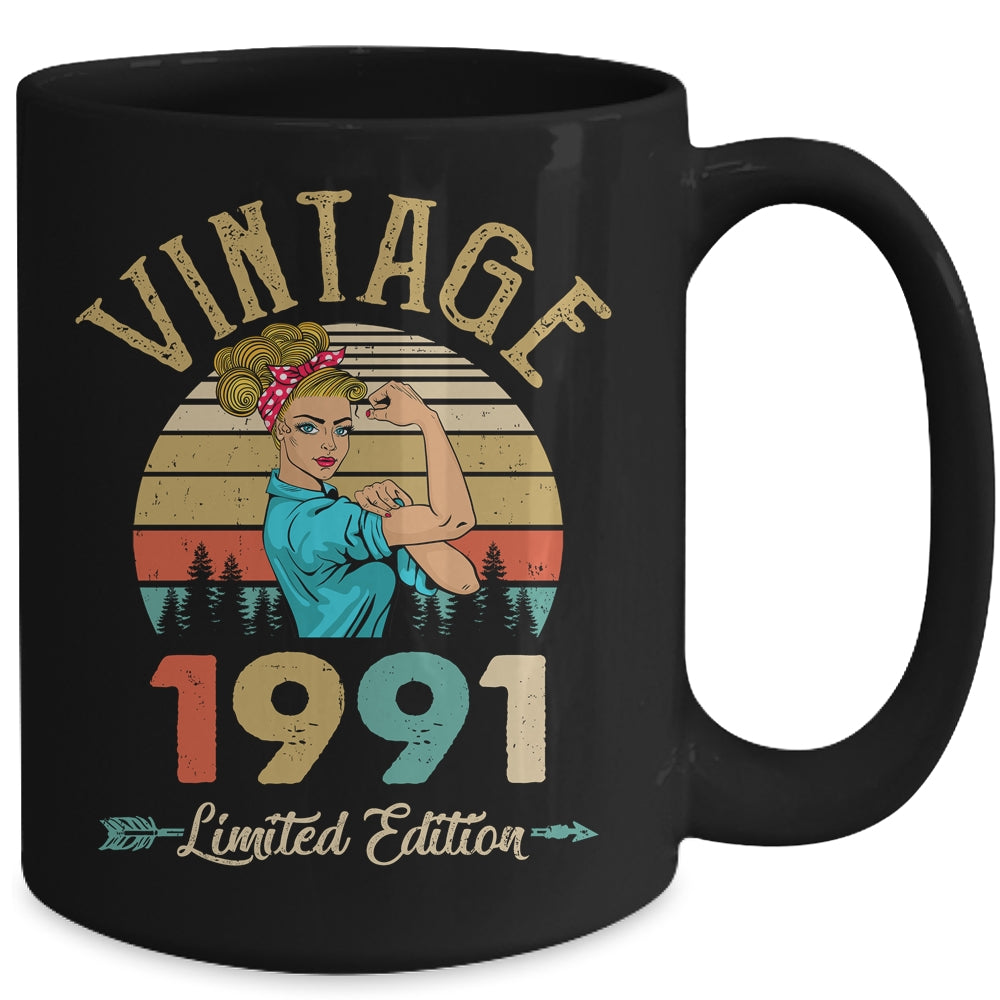 Vintage 1991 31th Birthday Women 31 Years Old Mug | siriusteestore