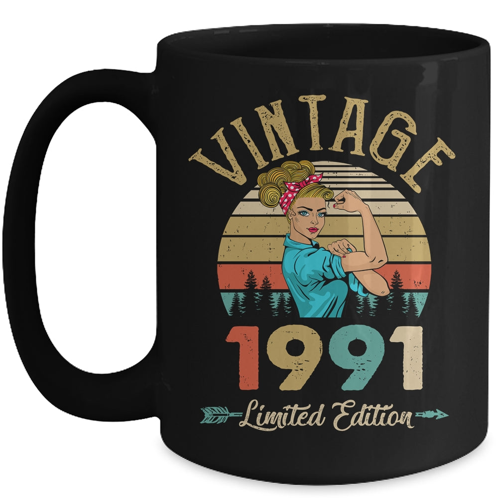 Vintage 1991 31th Birthday Women 31 Years Old Mug | siriusteestore