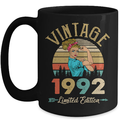 Vintage 1992 30th Birthday Women 30 Years Old Mug | siriusteestore