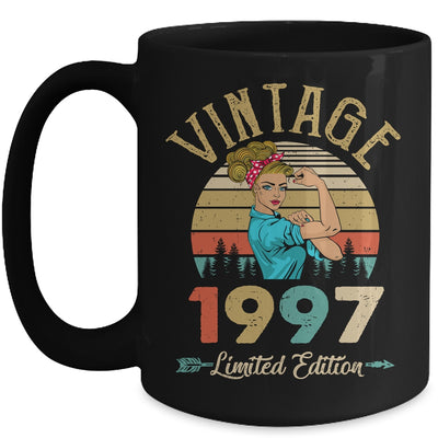 Vintage 1997 25th Birthday Women 25 Years Old Mug | siriusteestore