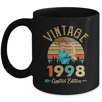 Vintage 1998 24th Birthday Women 24 Years Old Mug | siriusteestore