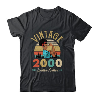 Vintage 2000 22th Birthday Afro Black Woman 22 Years Old Shirt & Hoodie | siriusteestore